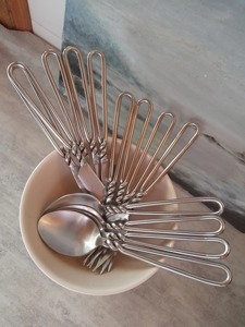 Juego de cubiertos con mango de diseño único para cenas elegantes, fiestas de boda, hogar, cocina, restaurante y vajilla de catering - Product Image 4