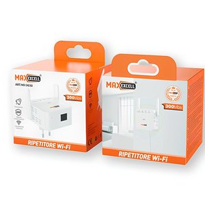 * Presa * Wireless Wifi ripetitore estensione banda velocità 300Mbps con due antenne esterne facile e veloce configurazione bianca - Product Image 2