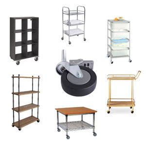 ล้อ TPR สกรู3นิ้วพร้อมเบรคหน้าแบบกำหนดเองได้ - Product Image 6