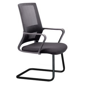 Silla de Conferencia Ergonómica con Reposacabezas Ajustable (Espuma Negra/Tela PP/Aluminio/PU) - Product Image 1
