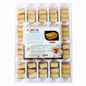 Precio al por mayor de fábrica Tarta Panadería Comida HALAL Personalizar Embalaje/Etiqueta Postre Huevo horneado Tarta Shell YA04 720G Sabor dulce - Product Image 1