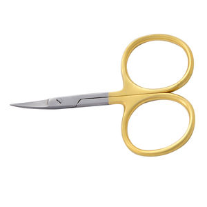 Ciseaux à poisson sur mesure 4 "Super Cut ciseaux en acier inoxydable avec demi-or pêche à la mouche attachant des ciseaux avec emballage personnalisé - Product Image 2