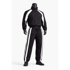Conjunto Deportivo Personalizado para Hombre, Chaqueta Cortavientos y Pantalones Deportivos de Nailon, Traje Deportivo con Cierre de Cremallera - Product Image 1