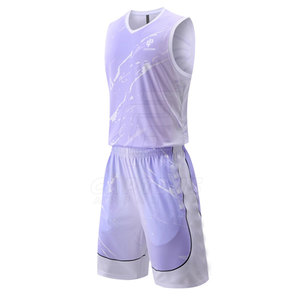 Cómodo uniforme de baloncesto transpirable Uniformes de baloncesto sin mangas profesionales a la venta - Product Image 2