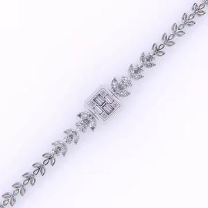 Top Quality Birthstone <b>Rose</b> <b>Gold</b> Moissanite Personalized 10K/ 14K/ 18K <b>Bracelet</b> For Her - Product Image 3