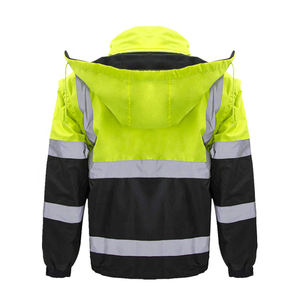 Chaqueta de Seguridad de Alta Visibilidad al Mejor Precio, Chaqueta de Trabajo de Seguridad Vial Reflectante de Alta Visibilidad, Ropa de Trabajo de Seguridad Transpirable para Hombre - Product Image 3