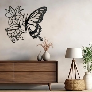 Panel de pared de metal contemporáneo de diseñador para el hogar, colgante de pared artístico hecho a mano, acento Interior moderno - Product Image 4