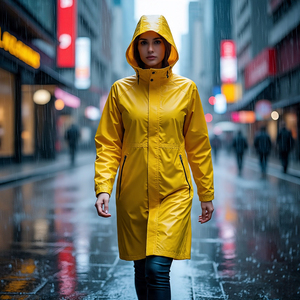 Chaqueta cortavientos para mujer, capa de lluvia, satén Spandex, impermeable, senderismo, ropa de calle para mujer, chaqueta de nailon Spandex 100% para hombre - Product Image 4