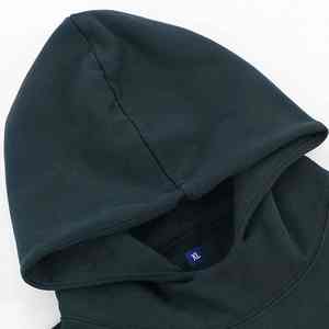 Sudadera con capucha de gran tamaño de peso pesado de cuello alto Logotipo personalizado Hombres Streetwear Sudadera con capucha para hombres - Product Image 2