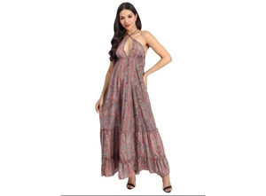 Vestido de Fiesta de Verano Tejido Ecológico, Dulce y Lindo con Estampado Floral de Lunares, Hasta la Rodilla, de Seda Natural Lavable, Estilo Casual en Línea A para Talla XS - Product Image 4