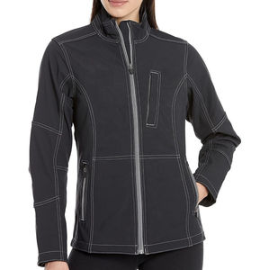 Chaqueta Softshell para Mujer con Logotipo Personalizado, Nuevo Diseño, Cuello Alto, Cremallera, Impermeable, Cortavientos, Transpirable, para Deportes al Aire Libre 2026 - Product Image 2