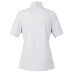 Polo en polyester pour femme tendance, polo pour femme et blanc, coupe athlétique, tailles plus, couleurs personnalisées acceptées - Product Image 4