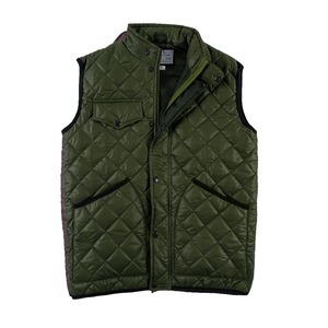 แจ็กเก็ตขนเป็ดแขนกุดสำหรับผู้ชายสีดำประดับเพชรระบายอากาศเป็นมิตรกับสิ่งแวดล้อมน้ำหนักเบาทันสมัยสไตล์เมืองสำหรับฤดูใบไม้ร่วง - Product Image 4