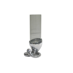 Impresionante candelabro de vela de metal y vidrio para decoración del hogar y exhibición de comedor Elección popular para ocasiones especiales las mejores tendencias - Product Image 1