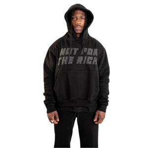 Sweat à capuche basique à grand logo | Sweat à capuche surdimensionné 380 GSM avec imprimé devant et dos | Pull Streetwear 80% coton 20% polyester - Product Image 3