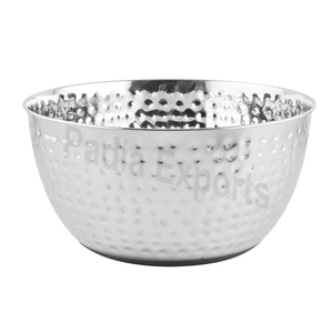 Juego de cuencos mezcladores de 2 piezas de acero inoxidable martillado Apto para lavavajillas y ligero - Product Image 2