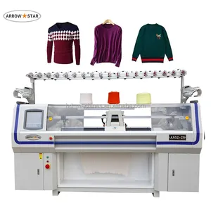 36 Inch 52 Inch Single System Double System Small Computerized Flat Knitting Machine For Sweater