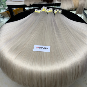 Superventas 100% Raw Vietnamese Super Double Drawn 8 pulgadas Impresionante belleza rubia para mujeres-100% Extensiones de cabello humano a granel - Product Image 6