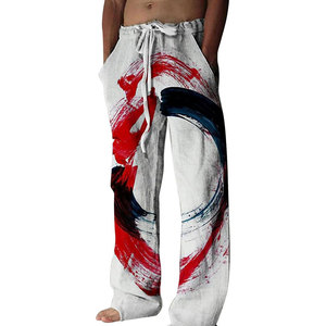 Wholesale Flare Joggers <b>Trouser</b> for <b>Men</b> Custom Loose Oem Service <b>Men</b> Flared <b>Trouser</b> in Stock - Product Image 1