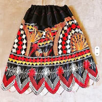 Jupe longue en velours côtelé style punk pour femme 2025, broderie artisanale, 100 % coton respirant, motif uni