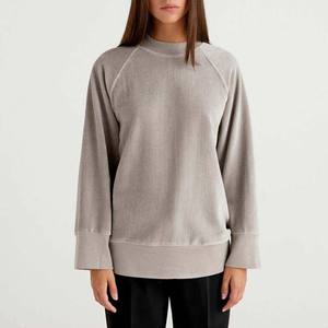 Venta al por mayor de ropa de moda de talla estadounidense para mujer, sudaderas con capucha en blanco, Jersey personalizado de algodón, servicio OEM ODM, sudadera de gran tamaño - Product Image 1