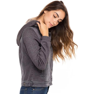 Chaquetas Vaqueras para Mujer al por Mayor OEM, Color y Logotipo Personalizados, Relleno de Algodón de Alta Calidad, MOQ Bajo, Chaqueta Transpirable - Product Image 4