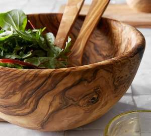 ENSEMBLE MEILLEUR BOL EN BOIS SALADE BOL ensemble différentes tailles de bol en bois ensemble pour Restaurant cuisine à la main - Product Image 2