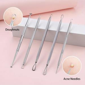 ที่คีบทำความสะอาดรูขุมขนลึก กำจัดขนคุดและสิวเสี้ยน กำจัดสิวหัวดำ อุปกรณ์ดูแลผิวหน้า สำหรับเครื่องมือแต่งหน้า - Product Image 1