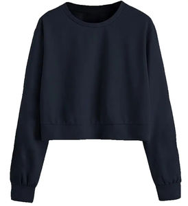 Sudaderas con Capucha para Mujer 100% Algodón, Corte Automatizado, Logotipo Personalizado, Precio de Fábrica, Venta al Por Mayor, Color Sólido, Sudadera Corta para Mujer - Product Image 6