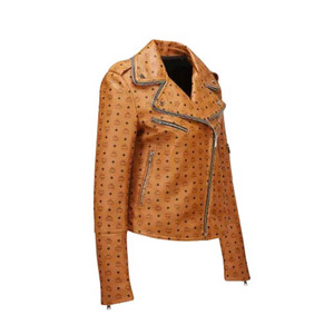 แจ็กเก็ตหนังสำหรับผู้หญิงแจ็กเก็ตหนังแท้ - Product Image 4