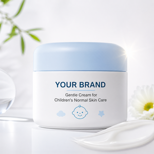 Crème hydratante pour le visage et le corps pour enfants, vegan, biologique, à la vitamine C, douce, pour peaux normales, marque privée - Product Image 1