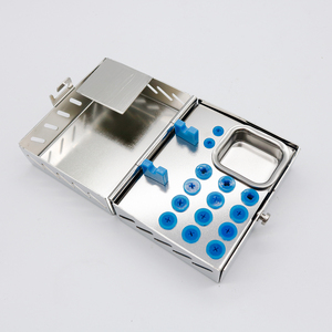 Équipements de stérilisation dentaire chirurgicale Boîte de plateau de cassette de stérilisation dentaire pour 10 7 et-5 ensemble de 3 plateaux - Product Image 4