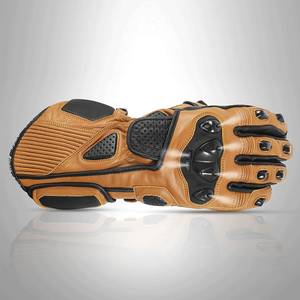 Genuine Leather Full Gauntlet Motorbike Street Riding Gloves Knuckle Protection Auto Racing Wear Sports Gloves For Unisex - Product Image 3