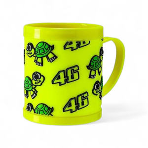Taza Oficial VR46 Turtles de Valentino Rossi, VRUMU312301, Diseño VR46 con Inyección de Plástico - Product Image 1