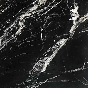 Nouvelle collection exclusive de marbre noir marin, grandes dalles, surface polie, imperméable, qualité durable, hôtels, Stonemines - Product Image 2