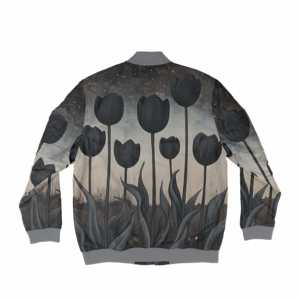 แจ็คเก็ตบอมเบอร์ผ้าโพลีเอสเตอร์/ไนลอน ทรงเข้ารูป กันลม คุณภาพสูง สำหรับฤดูหนาว ผลิตตามสั่ง ย้อมสีพื้น แบบเรียบง่าย เป็นมิตรกับสิ่งแวดล้อม ขายดี - Product Image 4