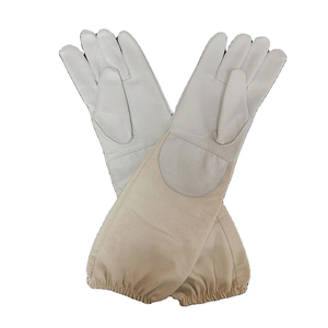 Beekeeping gloves PVC coated safety beekeeping gloves Cotton lining beekeeping gloves <b>Waterproof</b> beekeeping gloves - Product Image 3