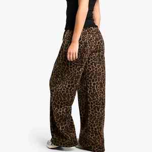 Pantalon de survêtement d'hiver en tissu doux au toucher pour femmes pleine longueur Petite Solid Straight Joggers Terry Fleece Taille élastique - Product Image 6