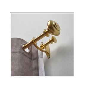 Vintage Look Metal Iron Brass Curtain Accessories Window Hardware for Home Office Bathroom in Customized Color Design and Sizes - Product Image 2