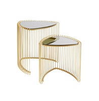 Table basse industrielle de luxe faite à la main, écologique, de qualité supérieure, très vendue, avec plateau en marbre et base en métal pour salon