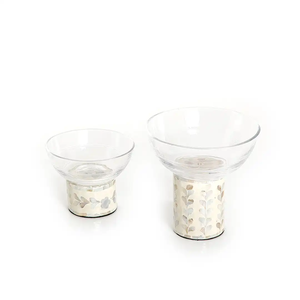 <b>Set</b> of 3 <b>Dessert</b> <b>Bowl</b> Use for Event and Parties New Stylish MOP <b>Bowl</b> Attractive Design Dinnerware Handmade - Product Image 5