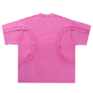 100% Cotton Boxy Fit Men's T-<b>Shirt</b> Custom Logo Printing Loose Fit Letter Pattern OEM Service Haus Industries - Product Image 6