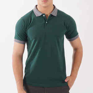 T-shirts polo à manches courtes en coton de haute qualité pour hommes t-shirts polo uniforme personnalisé t-shirts pour hommes Offre Spéciale prix d'usine - Product Image 2