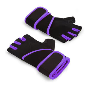 Gants de Fitness de gymnastique demi-doigt en peau de vache respirants pour l'haltérophilie cyclisme Gym et entraînement entraînement soutien Gym Fitness gants - Product Image 6