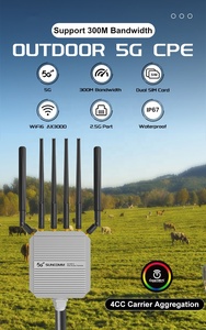 <span class=keywords><strong>Precio</strong></span> de fábrica 4CC Carrier Aggregation SDX75 Impermeable IP67 WiFi6 AX3000 ODU 5G Outdoor 5G SIM Router - Product Image 5