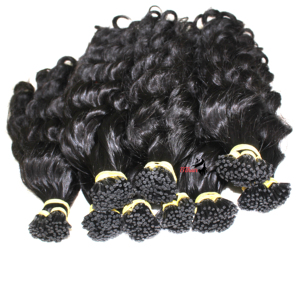 ผม100% สำหรับผู้หญิงผิวดำผมต่อแบบอัจฉริยะผมต่อแบบเป็นลอนลึกทรงหลวมราคาถูก - Product Image 6