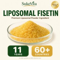 Poudre de Fisetine Liposomale 70% Haute Biodisponibilité Antioxydant Flavonoïde Supplément de Soutien Cellulaire Vente en Gros OEM