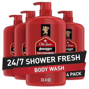 Gel douche nettoyant Old Spice pour hommes, 3X Defense, fraîcheur douche 24/7 avec parfum durable, gel lavant 2-en-1 corps et visage, Krakengard - Product Image 3