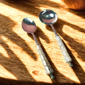 Cuchara para servir MOP con acabado pulido, perfecta para regalos de comedor con estilo y ocasiones especiales, cuchara hecha a mano, utensilio decorativo - Product Image 6