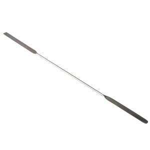 Espátula Doble Angular Redondeada de Acero Inoxidable para Dosificación Precisa de Pequeñas Cantidades - Burkle GmbH Hecho en Alemania - Product Image 1